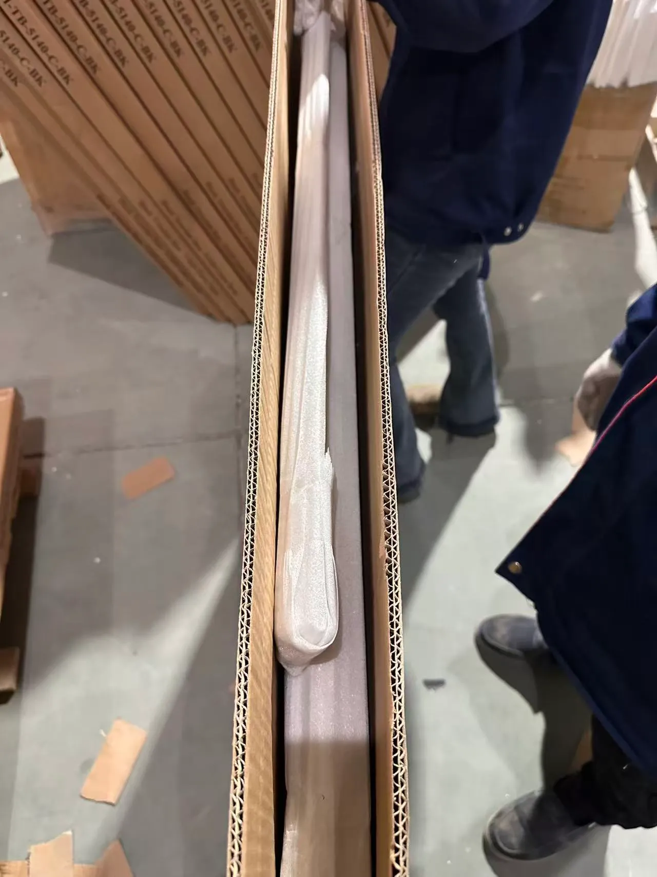 black SMC shower base inner packing-4